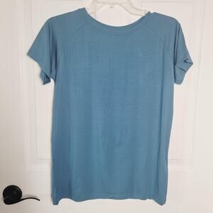 Hollow Stem Loungewear Womens Small Blue 2 Piece Set Bamboo Jogger Pants Shirt